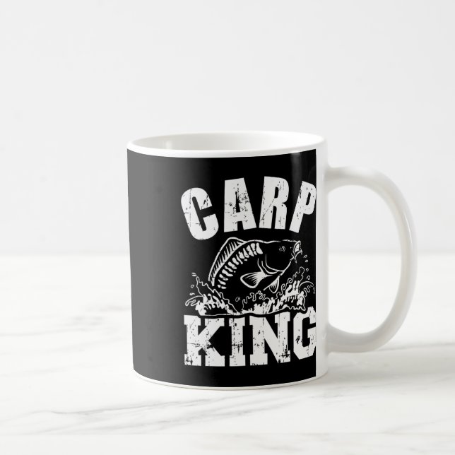 Carp King Fishing  Coffee Mug (Right)