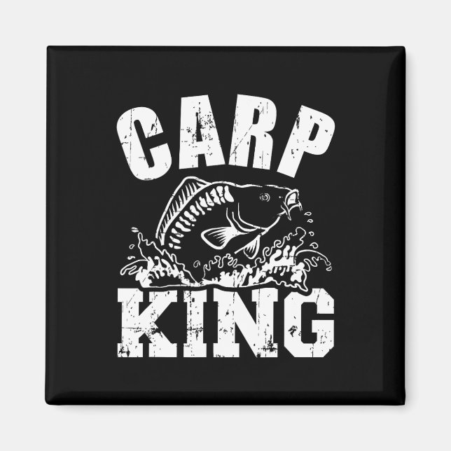 Carp King Fishing  Magnet (Front)