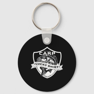 Carp Lucky Shirt Funny Fishing Accessories To Carp Key Ring