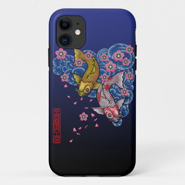 Carp sakura Case-Mate iPhone case (Back)