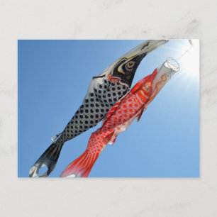 Carp Streamers (Koinobori): Tokyo, Japan Postcard