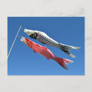 Carp Streamers (Koinobori): Tokyo, Japan Postcard