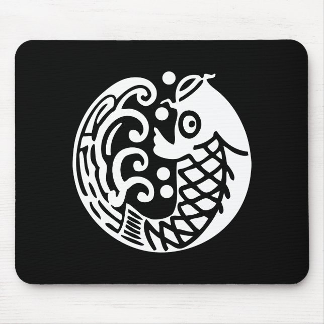 Carp wave mouse mat (Front)