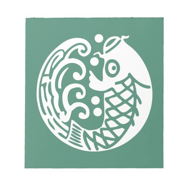 Carp wave notepad (Front)