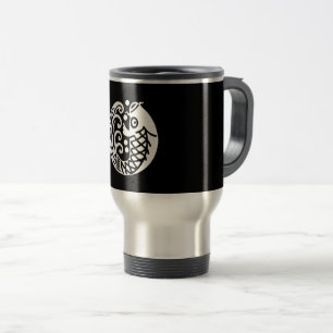 Carp wave travel mug