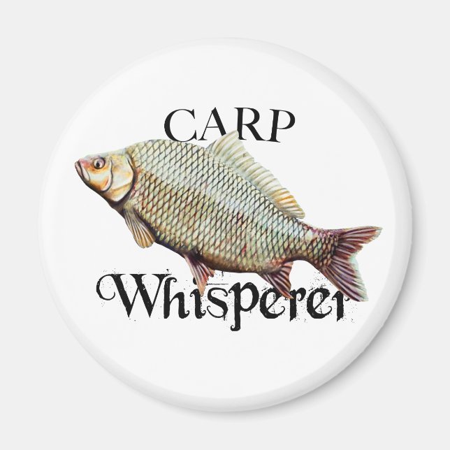 Carp Whisperer Magnet (Front)