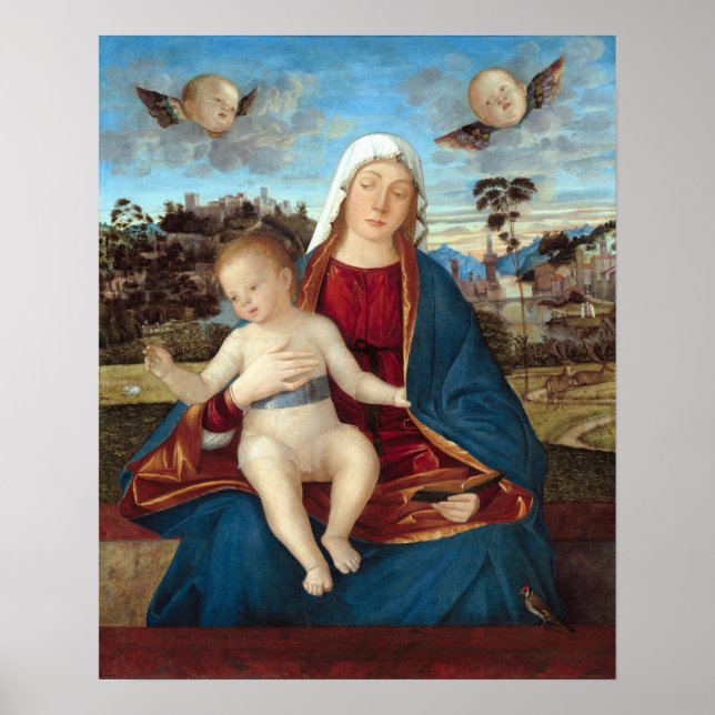 Carpaccio Madonna and Child Poster (Front)