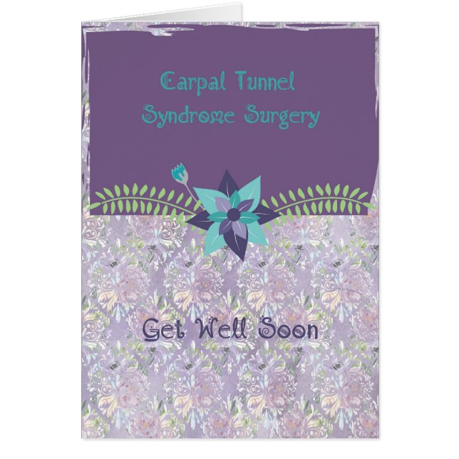 Carpal Tunnel Syndrome Surgery Card (Front)
