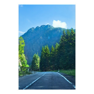 Carpathian Forest Road – Romania Mountain Print