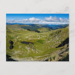 Carpathian landscape postcard