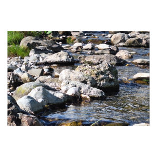 Carpathian Mountain River – Romania Nature Print