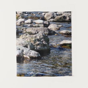 Carpathian Mountain River – Romania Nature Print Tapestry