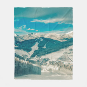 Carpathian mountains nature vacation mountainbeaut fleece blanket