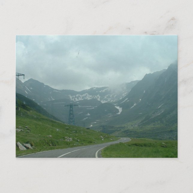 Carpathian Mountains Postcard (Front)