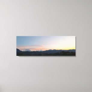 Carpathian Sunset – Romania Mountain Photography Canvas Print