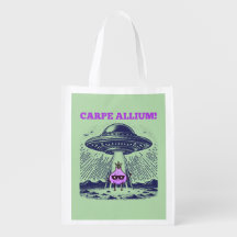 Carpe Allium – Funny UFO & Garlic Reusable