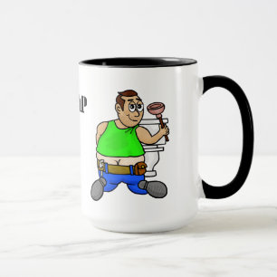 Carpe Crap Plumber Working On Toilet Coffee Mug