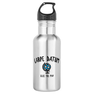 Carpe Datum Seize The Map 532 Ml Water Bottle