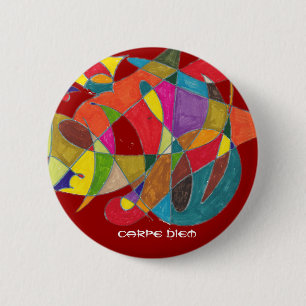 Carpe Diem 6 Cm Round Badge
