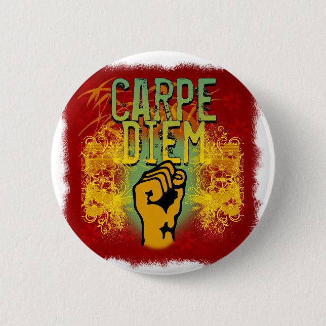 Carpe Diem 6 Cm Round Badge (Front)
