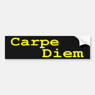 Carpe Diem Bumper Sticker