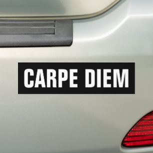 CARPE DIEM BUMPER STICKER