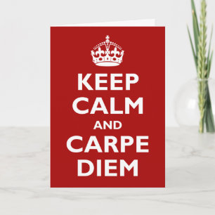 Carpe Diem! Card
