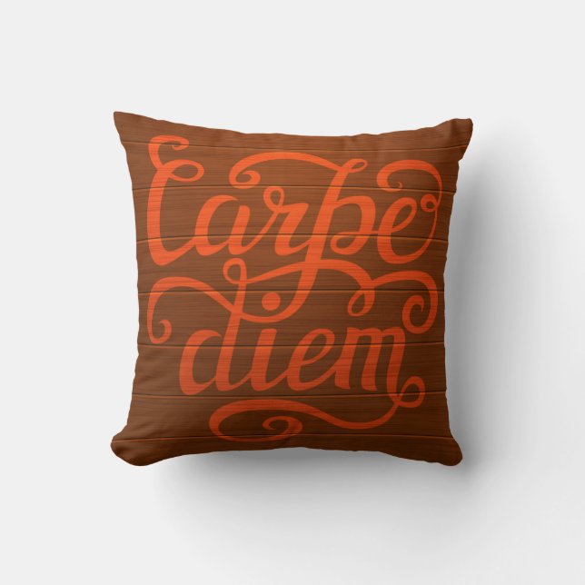 Carpe Diem' Cushion (Front)