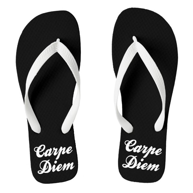 Carpe Diem Flip Flops (Footbed)