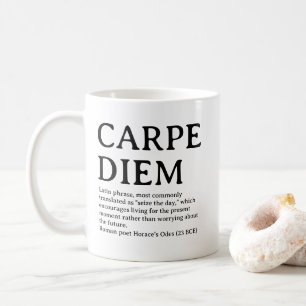 Carpe Diem latin quote Coffee Mug