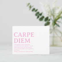 Carpe Diem latin quote