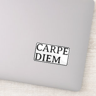 Carpe Diem latin quote sticker