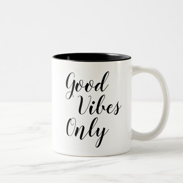 carpe diem latin quote Two-Tone coffee mug (Right)