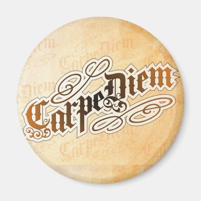 carpe diem magnet (Front)