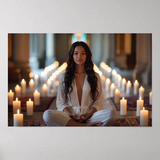 CARPE DIEM - Meditation - Yoga Poster (Front)