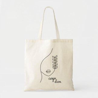 Carpe Diem Minimalistic Tote