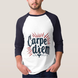 Carpe Diem Motivational Graphic T-Shirt