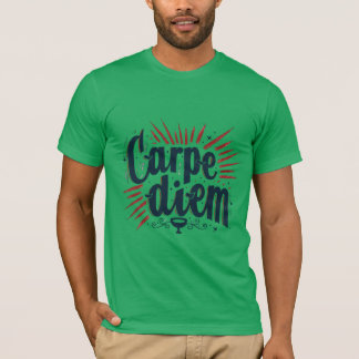 Carpe Diem Motivational Graphic T-Shirt