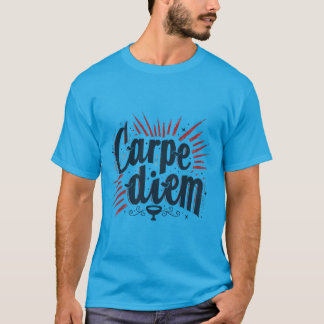 Carpe Diem Motivational Graphic T-Shirt