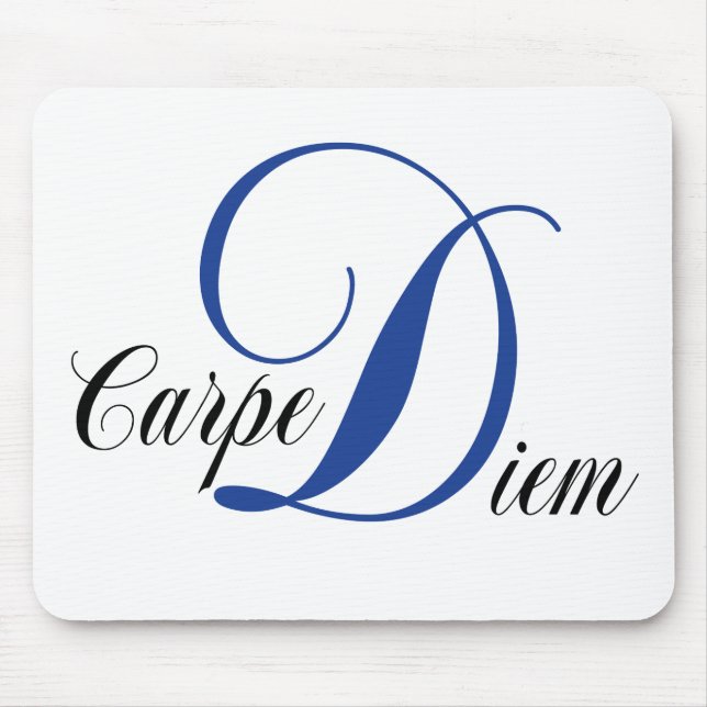 Carpe Diem Mouse Mat (Front)