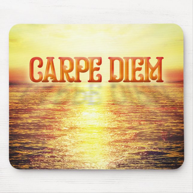 Carpe Diem  Mouse Mat (Front)