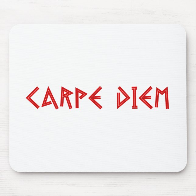 Carpe Diem Mouse Mat (Front)
