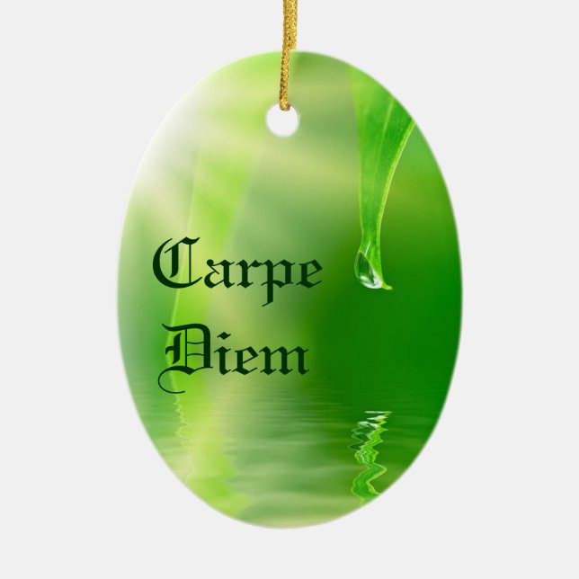 Carpe Diem Ornament (Front)