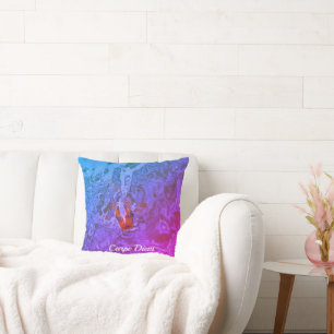 Carpe Diem Pond Fish Fun Photograph Cushion