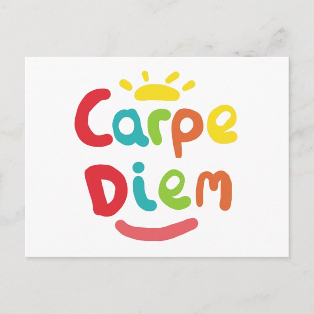 Carpe Diem  Postcard (Front)