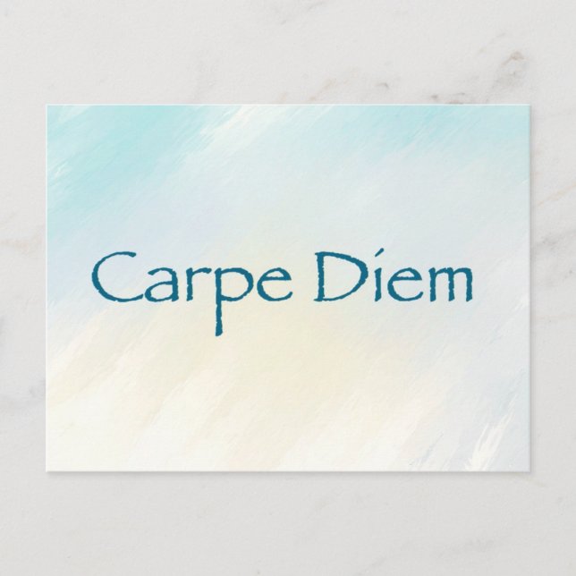 Carpe Diem Postcard (Front)