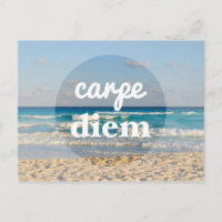 Carpe Diem Postcard