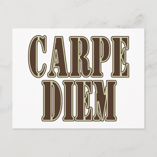 Carpe Diem Postcard (Front)