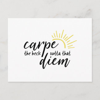 Carpe Diem Postcard