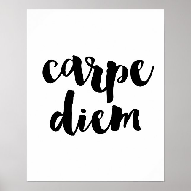 Carpe Diem Poster (Front)